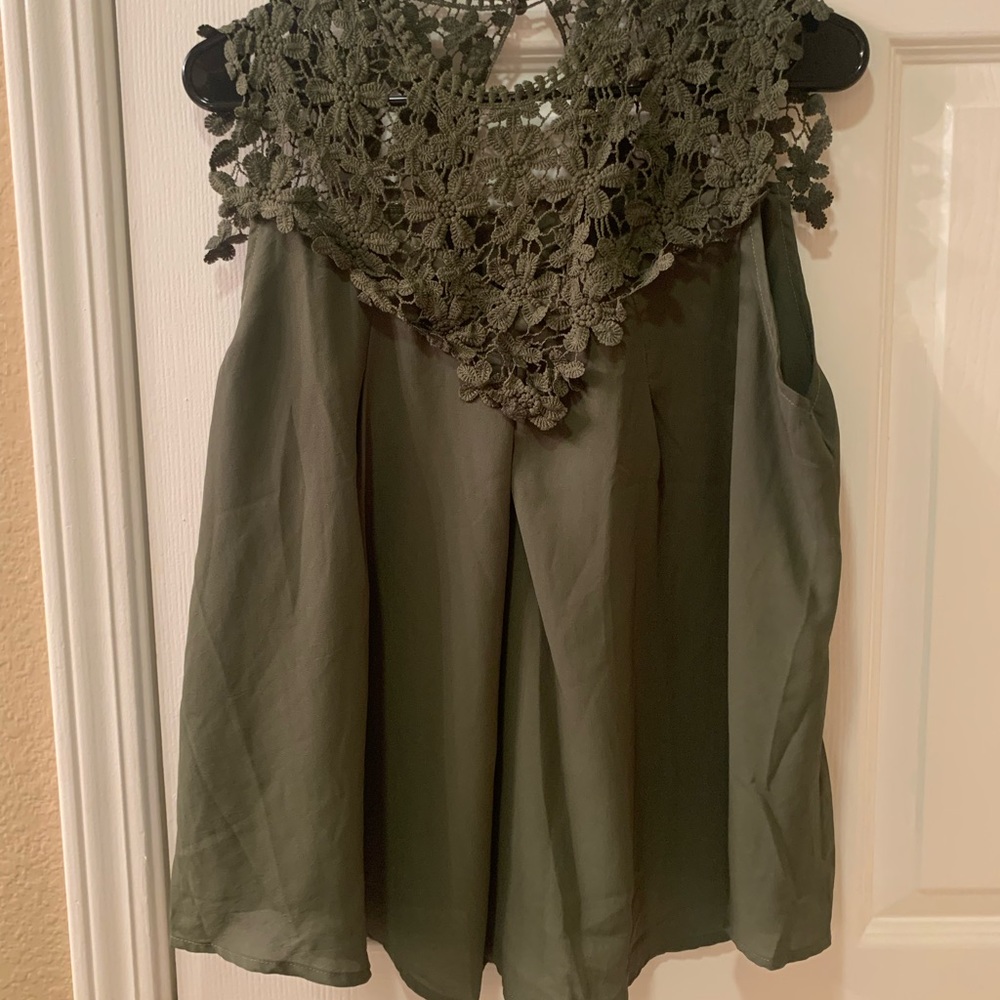 Olive green Blouse